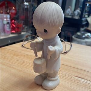 Vintage Jonathan and David Precious Moments “I’ll Play My Drum For Him” 1982